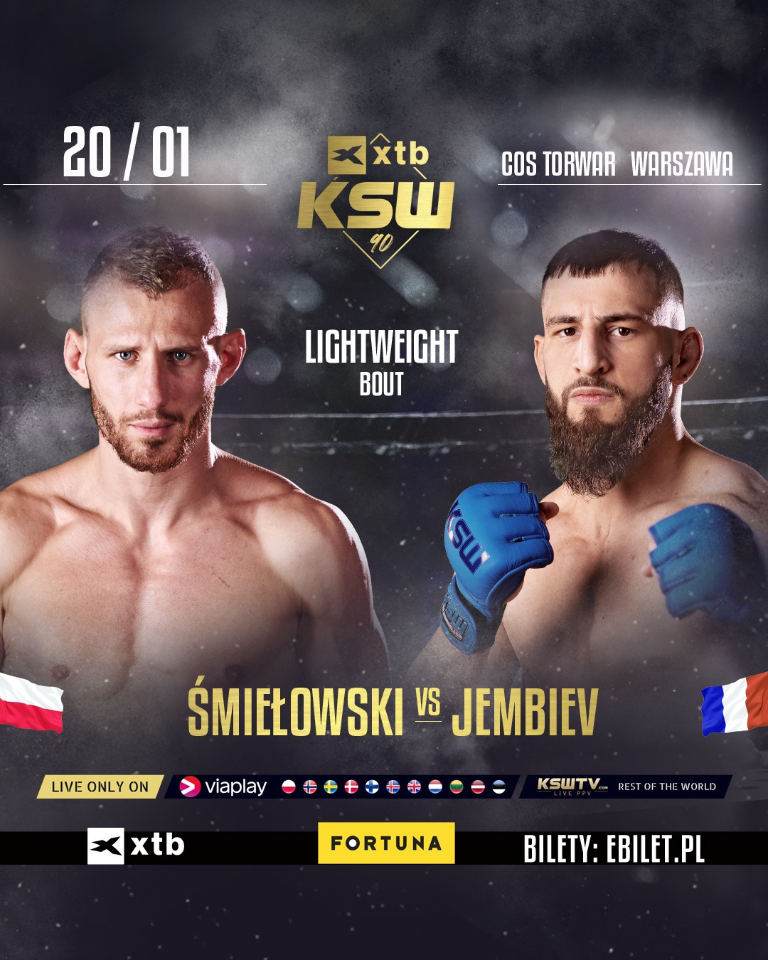 Dawid Mie Owski Vs Ramzan Jembiev Na Ksw W Warszawie Polish Fighters